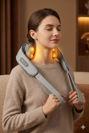 Titreşimli Omuz ve Boyun Isıtıcılı Masaj Aleti